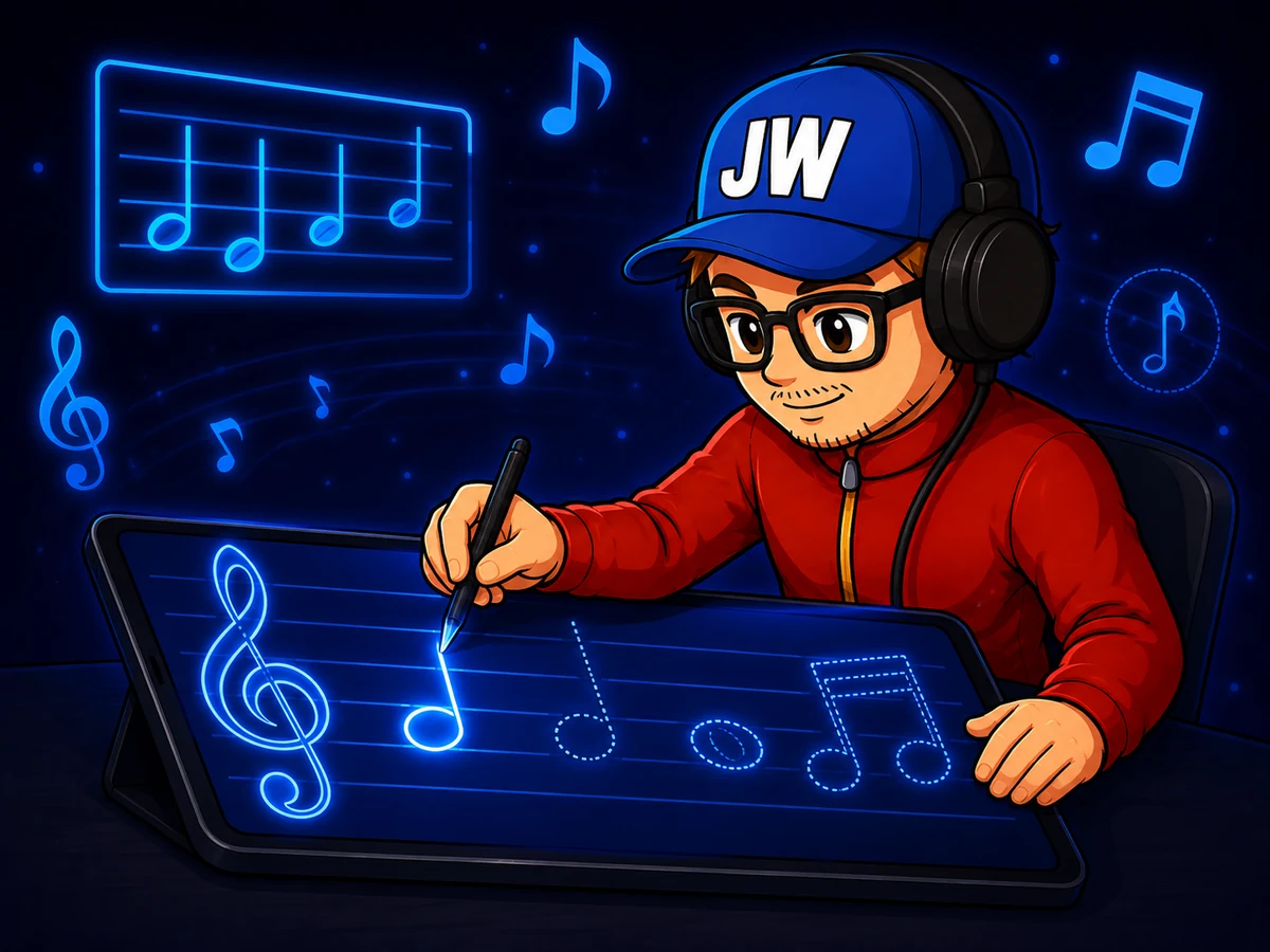 音符描红DIY 配图